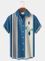 Men's Vintage Button Up Hawaiian Short Sleeve Shirt