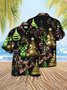 Men's Christmas Shirts Christmas Tree Star Elk Gradient Wrinkle Free Plus Size Tops