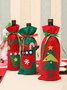 Christmas Decorations Stickers Wine Bottle Bag