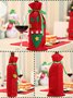 Christmas Decorations Stickers Wine Bottle Bag