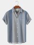 Men's Striped Resort Hawaiian Short Sleeve Seersucker Wrinkle Free Shirt
