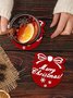 Holiday Ornaments Home Insulation Absorbent Felt Decorative Dinner Coaster
