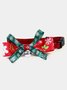 Royaura Cat & Dog Christmas Silver Bell Pet Bow Tie (Adjustable size）