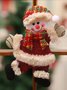 Christmas Doll Fabric Pendant