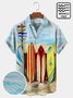 Royaura Men's Casual Resort Beach Surf Hawaiian Button Short Sleeve Shirts Wrinkle Free Shirts