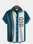 Royaura Vintage Bowling Casual Geometric Men's Aloha Shirt Oversized Hawaiian Shirt