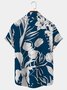 Royaura Lily Floral Easter Jesus Christ Beach Breast Pocket Hawaiian Shirt Plus Size Vacation Shirt