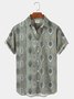 Royaura Vintage Casual Leaf Hawaiian Shirt Plus Size Vacation Wrinkle-Free Shirt