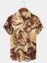 Royaura Vintage Dragon Viking Tattoo Hawaiian Shirt Plus Size Vacation Wrinkle Free Shirt