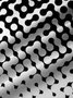 Royaura black art polka dot geometric print chest pocket shirt oversized shirt