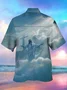 Royaura Easter Jesus Cross Men's Heaven's Way Big & Tall Aloha Shirt