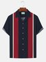 Royaura Casual Vintage 50S Bowling Men's Retro Plus Size Shirts