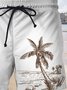 Royaura Hawaiian coconut tree men's breathable beach pants