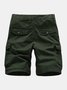 Men's Cargo Shorts Loose Cargo Pants Cropped Pants Multi-Pocket Casual Pants