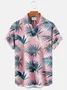 Royaura Hawaii  Tropical Plant Men's Button Pocket Shirt