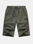 Men's Beach Comfortable Loose Pocket Big and Tall Casual Shorts