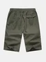 Men's Beach Comfortable Loose Pocket Big and Tall Casual Shorts