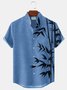 Royaura Cotton Linen Vintage Bamboo Men's Button Pocket Shirt