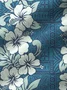 Royaura Vintage Bowling Ball Floral Print Beach Men's Hawaiian Oversized Shirt with Pockets
