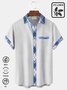 Royaura Natural Fiber Plaid Print Men's Button Pocket Shirt