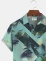 Royaura  Hawaiian  Cocktail Men's Button Pocket  Shirt