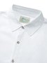 Men's Cotton Linen Short Sleeve Multi Color Basic Comfortable Loose Shirt