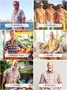 Royaura® Cool Ice Men's Hawaiian Shirts Island Guayabera Floral Art Sweat-wicking Breathable Wrinkle Free Pocket Shirts