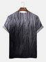 Royaura Art Texture Print Beach Hawaii Men's Oversized Short Sleeve T-Shirt