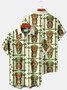 Royaura Beach Vacation Tiki Totem Men's Hawaiian Shirts Stretch Plus Size Aloha Camp Shirts