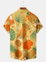 Royaura Beach Vacation Tiki Totem Blue Men's Hawaiian Floral Shirts Stretch Plus Size Aloha Camp Shirts