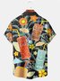 Royaura Beach Vacation Tiki Totem Men's Hawaiian Shirts Cocktail Stretch Plus Size Aloha Camp Shirts