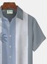 Royaura Vintage Bowling Coconut Tree Print Beach Men's Hawaiian Oversized Short Sleeve Shirt with Pockets