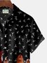Royaura Happy Thanksgiving Days Turkey Chicken Chicken Hands Premium Print Beach Men's Hawaiian Oversized Shirt with Pockets