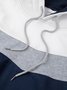 Royaura Men's Insulated Color Block Hoodie Long Sleeve Jacket
