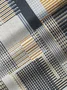 Royaura Men's Casual Geometric Print Oversized Short Sleeve Shirt