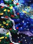 Royaura Christmas Holiday Blue Men's Hawaiian Shirt Star Art Cartoon Pocket Stretch Comfortable Camp Shirts Big Tall