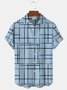 Royaura® Basic Stripe Art Print Men's Button Pocket Print