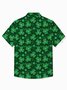 Royaura® St. Patrick's Holiday Hawaiian Shirt Shamrock & Tops