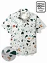 Royaura® Basic Abstract Printed Men's Button Pocket Shirt