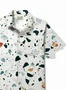 Royaura® Basic Abstract Printed Men's Button Pocket Shirt