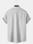 Royaura Basics Plaid Print Men's Button Down Short Sleeve Lapel Hawaiian Shirt
