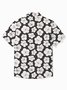 Royaura®Hawaiian Floral Print Men's Button Pocket Shirt
