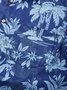 Royaura® Cool Ice Men's Hawaiian Shirts Island Coconut Tree Sweat-wicking Breathable Wrinkle Free Pocket Shirts