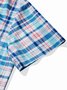 Royaura® Cool Ice Men's Hawaiian Shirts  Island Life Plaid Sweat-wicking Breathable Wrinkle Free Pocket Shirts