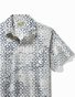 Royaura® Retro Abstract Textured Men's Hawaiian Shirt Pocket Camping Shirt Big Tall