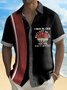 Royaura® Vintage Bowling Mens 'I May Be Old But i Got To See All The Cool Band' Shirt Musical Guitar Print Pocket Camping Shirt