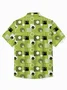Royaura® Retro Mid Century Geometric Men's Hawaiian Shirt Oversized Stretch Aloha Shirt