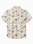 Royaura® Retro Geometric Print Men's Hawaiian Shirt Easy Care Pocket Camping Shirt