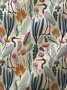 Royaura® Hawaii Floral Goose Print Men's Button Pocket Short Sleeve Shirt