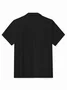 Royaura® Vintage Classic Car Black Men's Bowling Shirt Easy Care Camp Pocket Shirt Big Tall
